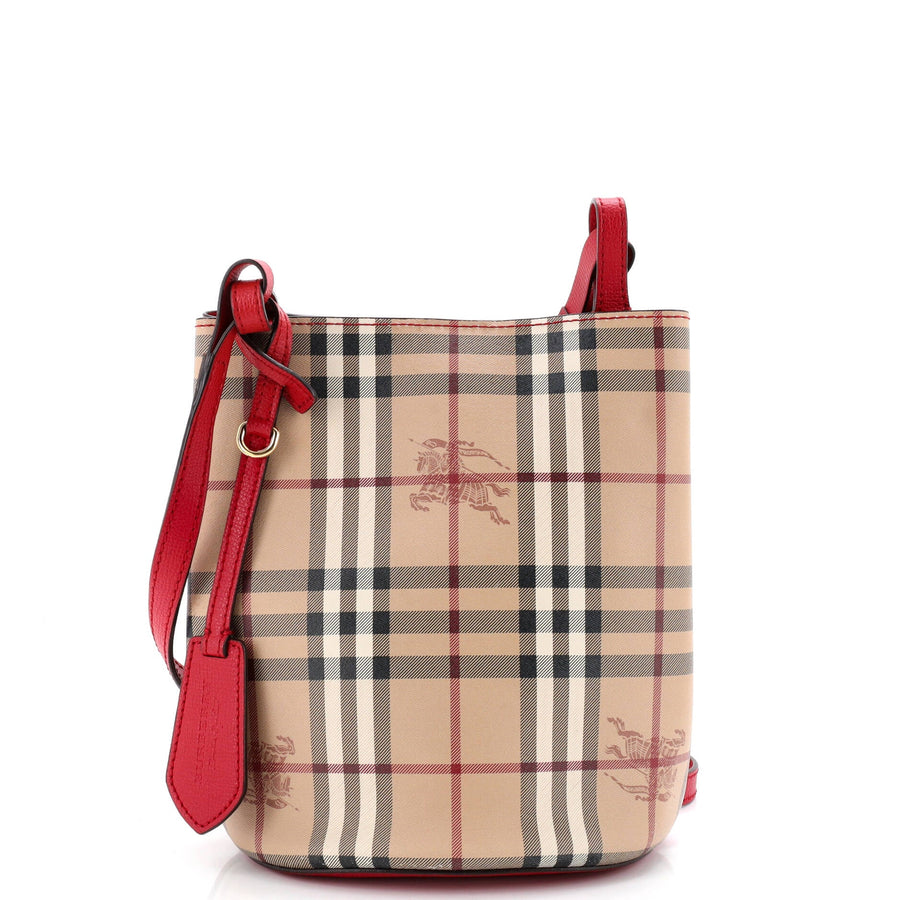 Burberry Lorne Bucket Bag Haymarket