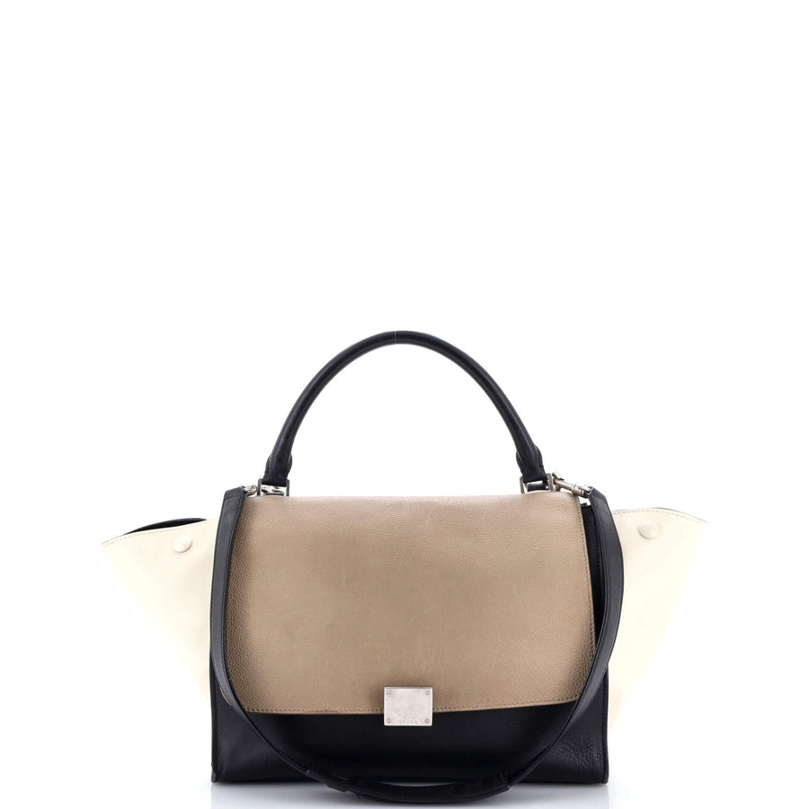 Celine Tricolor Trapeze Bag Leather