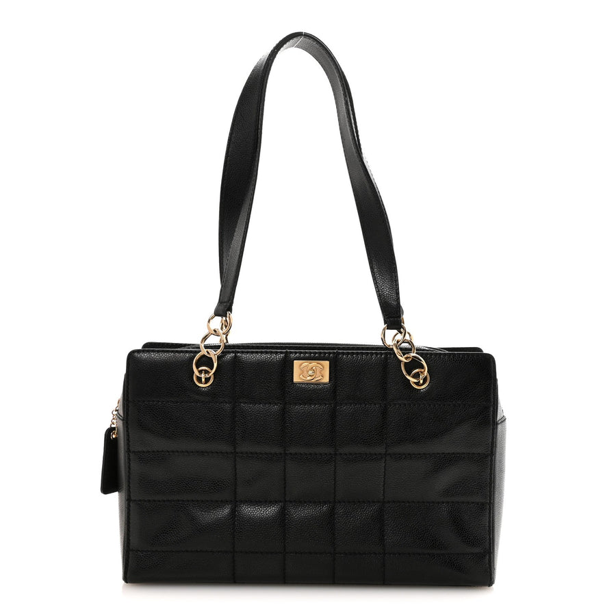 Chanel Caviar Stitched Chocolate Bar
