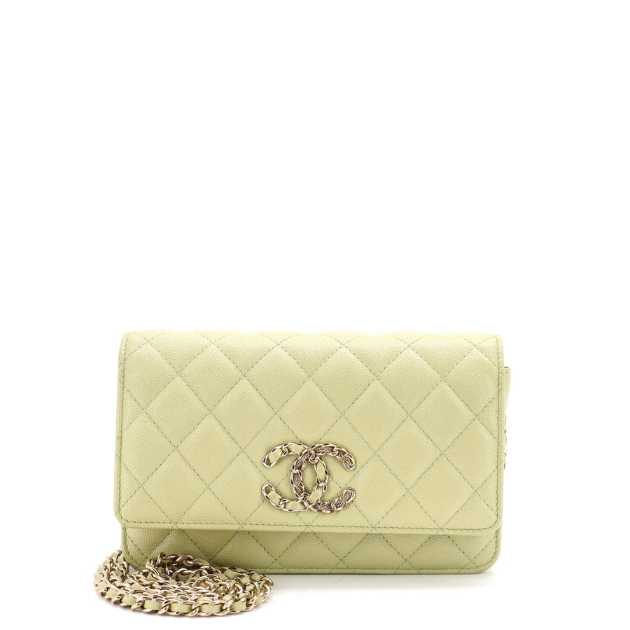 Chanel French New Wave Wallet On Chain