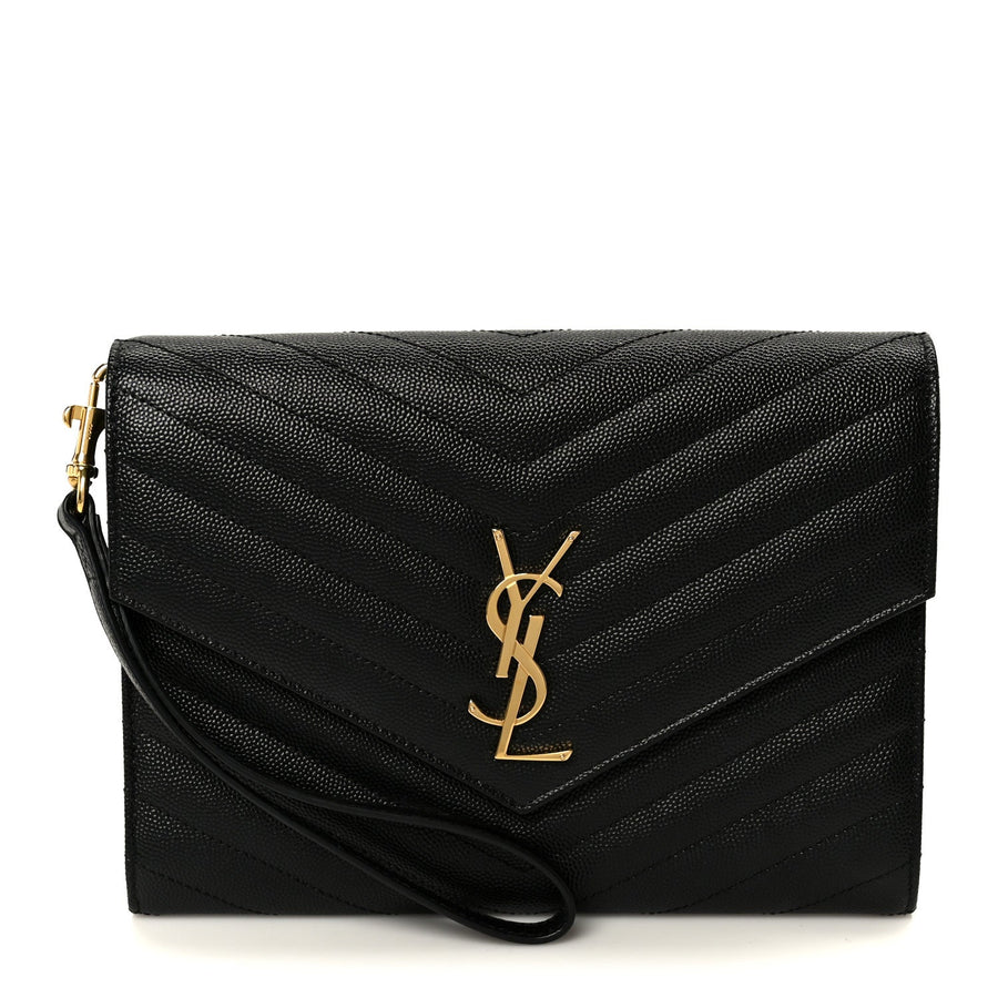 Saint Laurent Grain De Poudre Matelasse