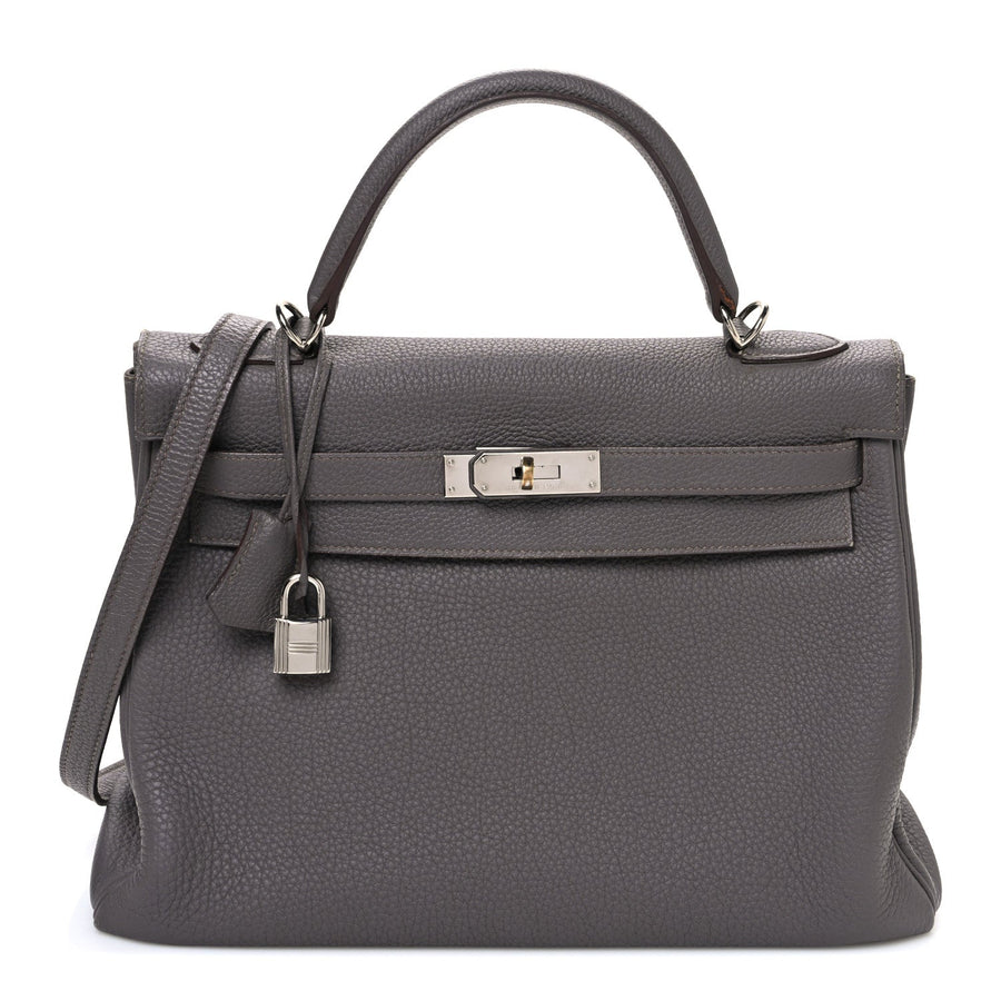 Hermes Togo Kelly Retourne 32 Etain
