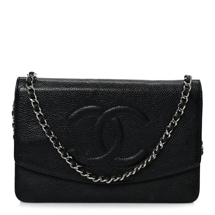 Chanel Caviar Timeless Cc Wallet On