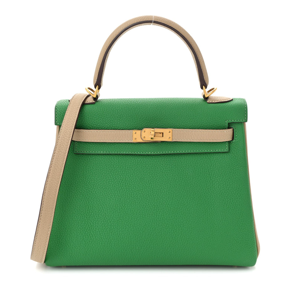 Hermes Togo Horseshoe Kelly Retourne 25