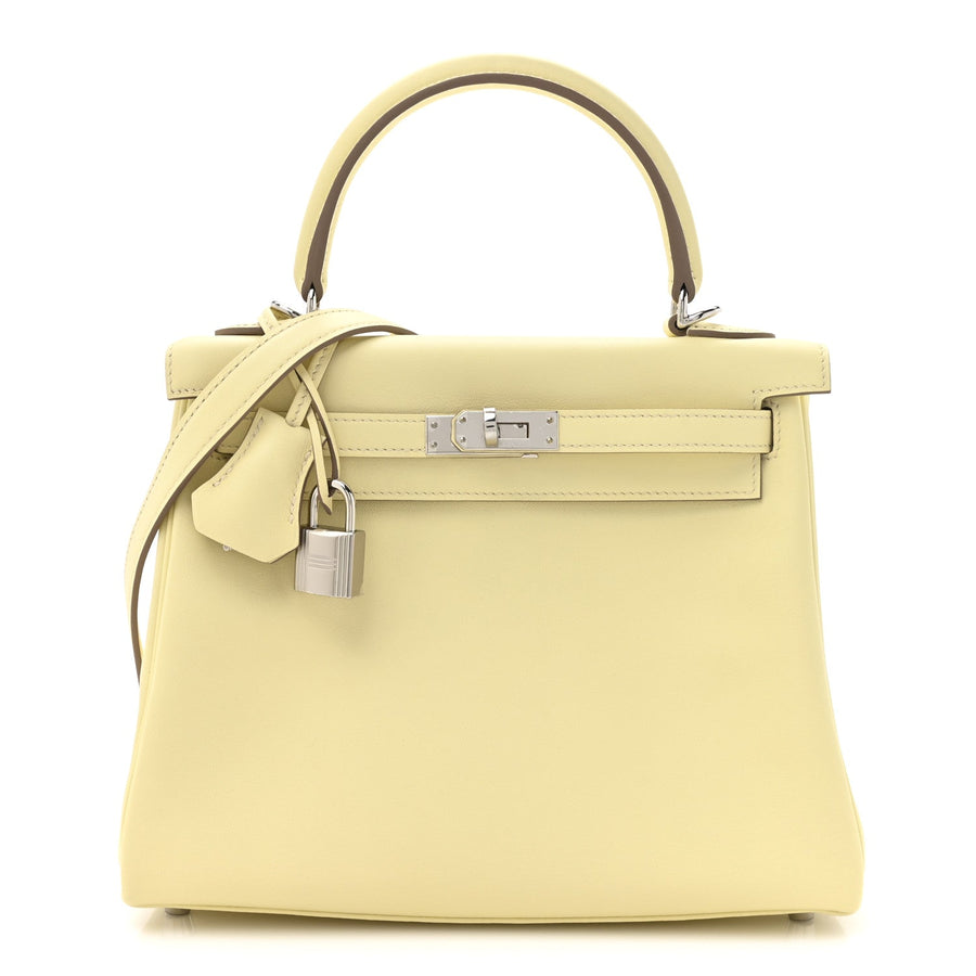 Hermes Swift Kelly Retourne 25 Jaune