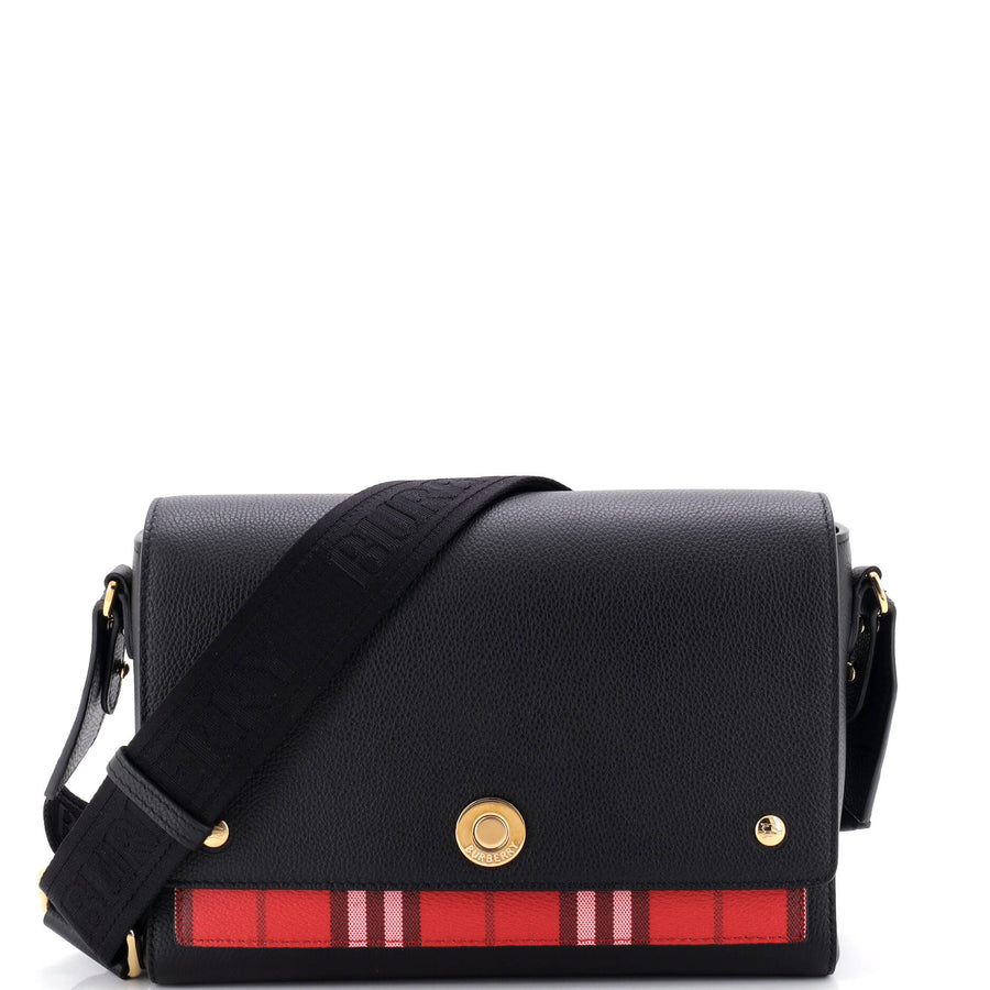 Burberry Note Crossbody Bag Leather With