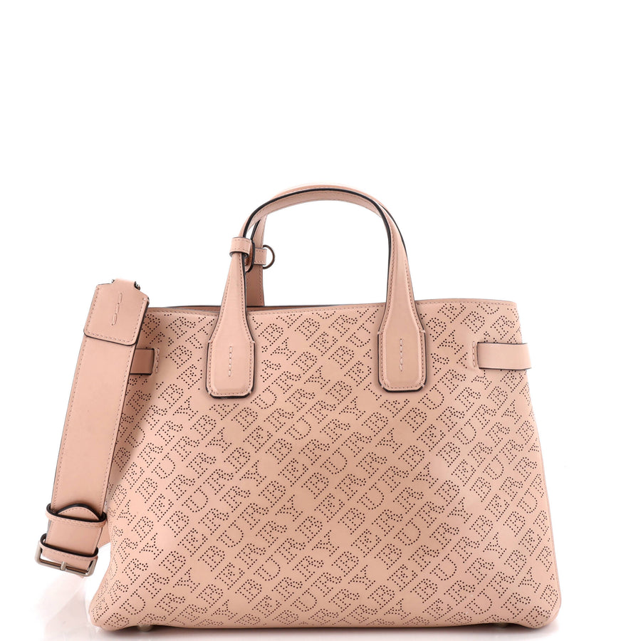 Burberry Banner Nm Tote Perforated