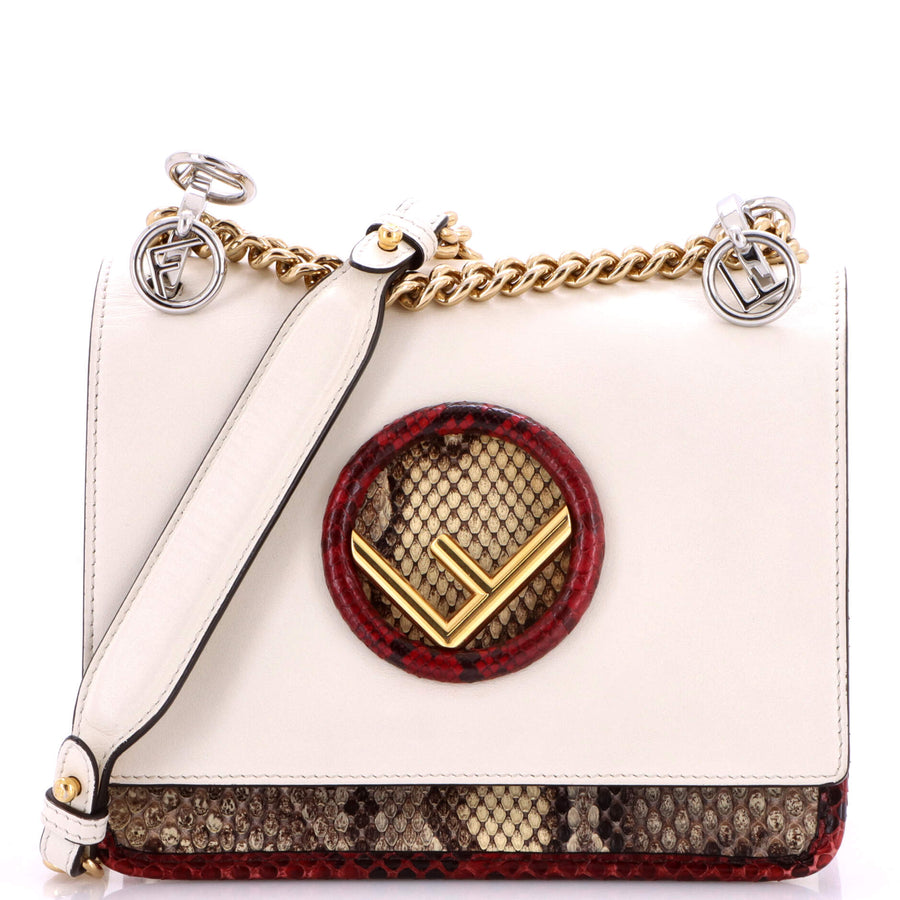 Fendi Kan I F Shoulder Bag Leather And