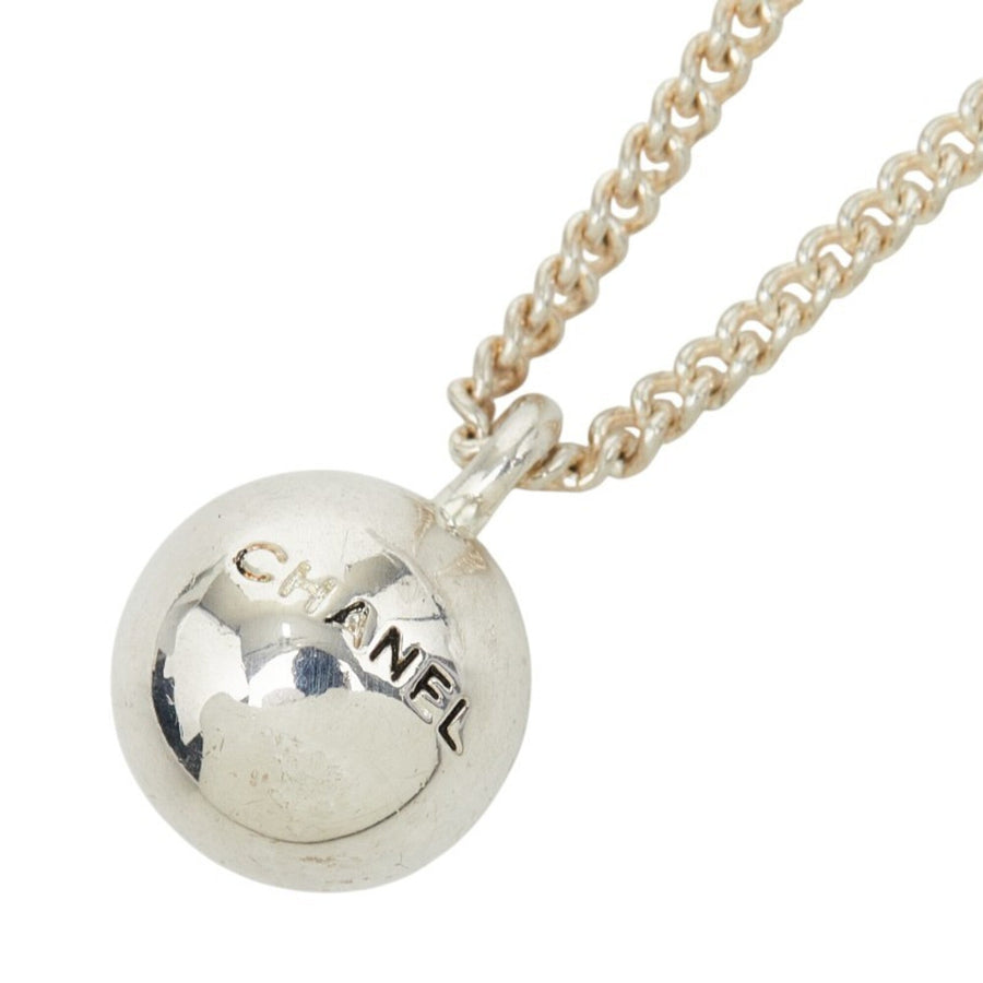 Chanel Ball Pendant Necklace Metal