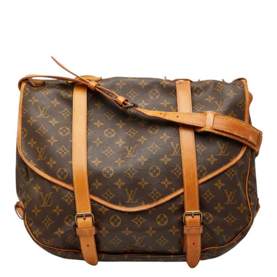 Louis Vuitton Saumur Handbag Canvas 43