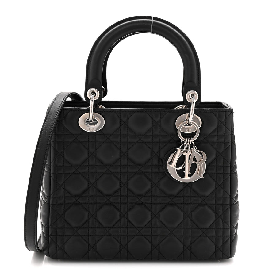 Christian Dior Lambskin Cannage Medium