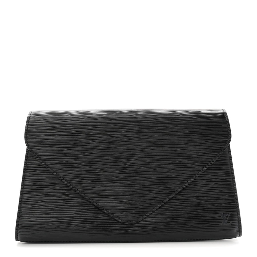 Louis Vuitton Epi Art Deco Clutch Black