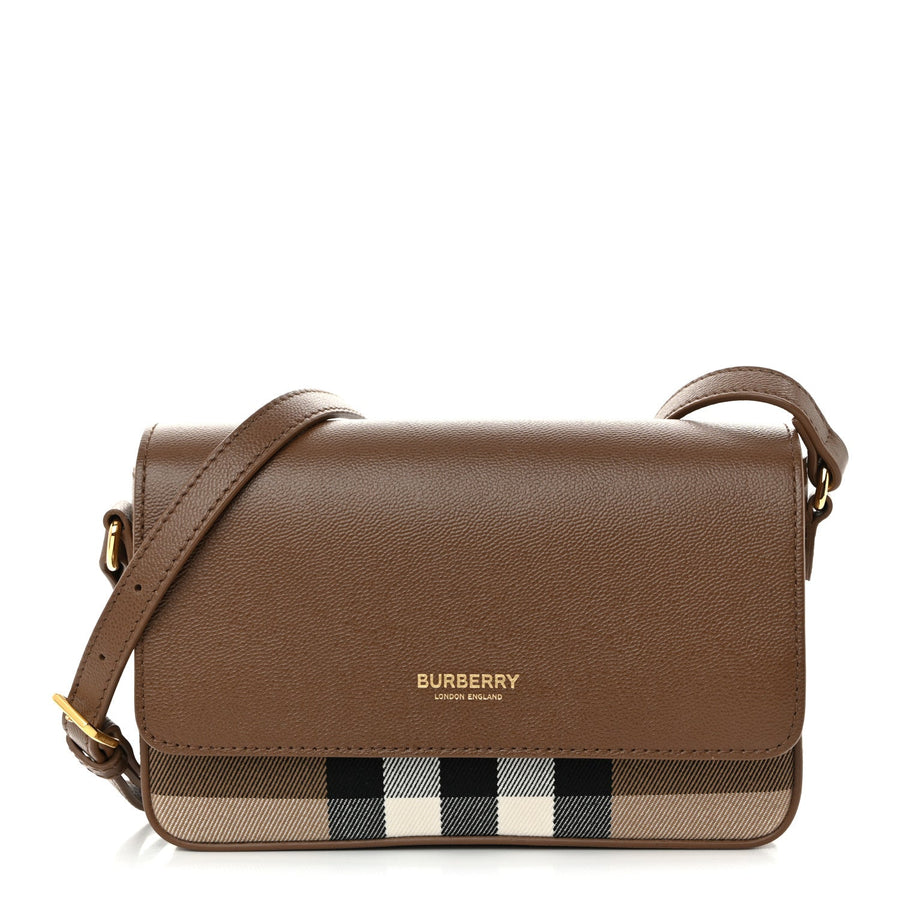 Burberry Grained Calfskin House Check