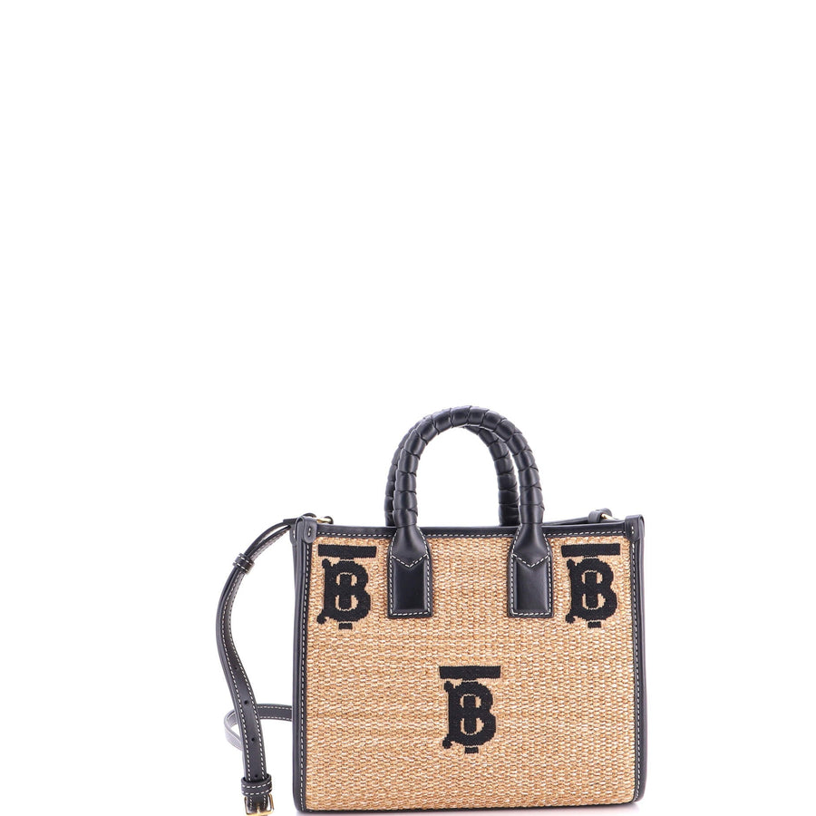 Burberry Freya Shopping Tote Embroidered