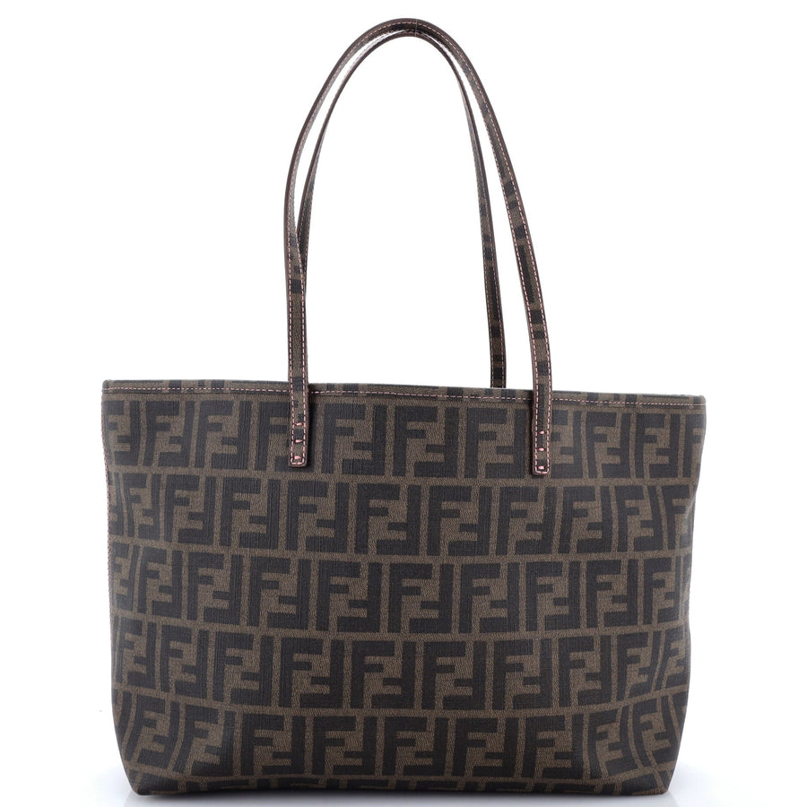 Fendi Roll Tote Zucca Coated Canvas