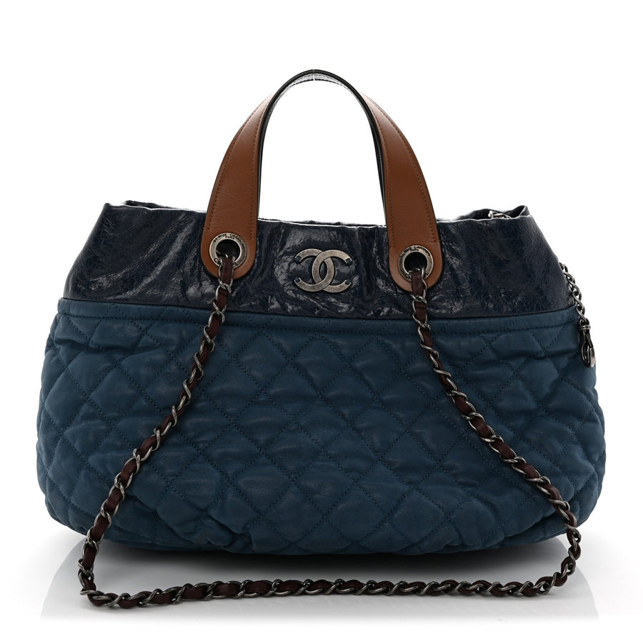 Chanel Iridescent Calfskin Quilted Large
