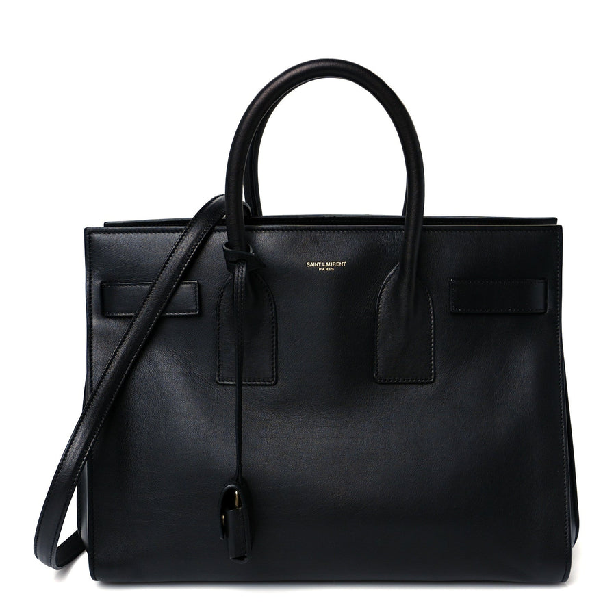 Saint Laurent Calfskin Small Sac De Jour
