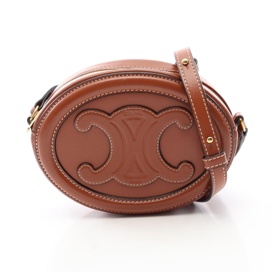Celine Triomphe Oval Purse Cuir Shoulder
