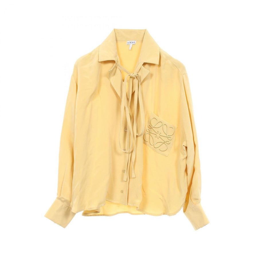 Loewe Anagram Long Sleeve Shirt Silk