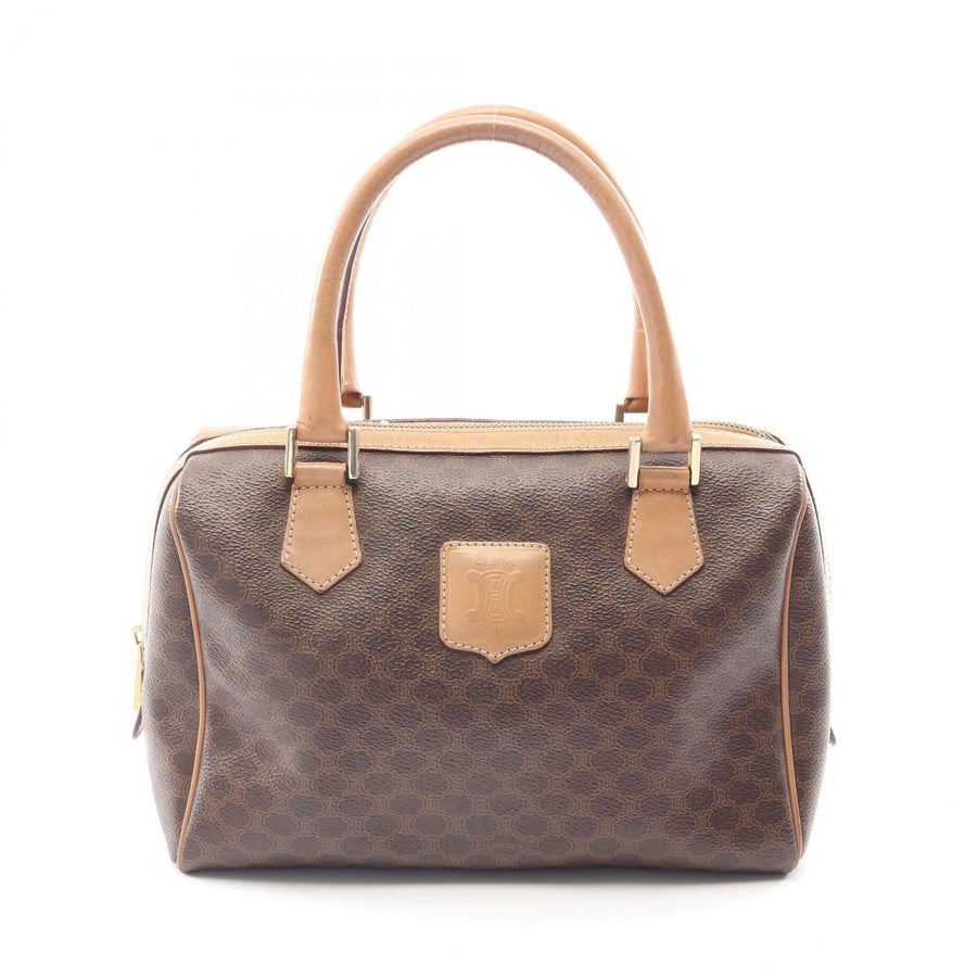 Celine Macadam Handbag Canvas Leather