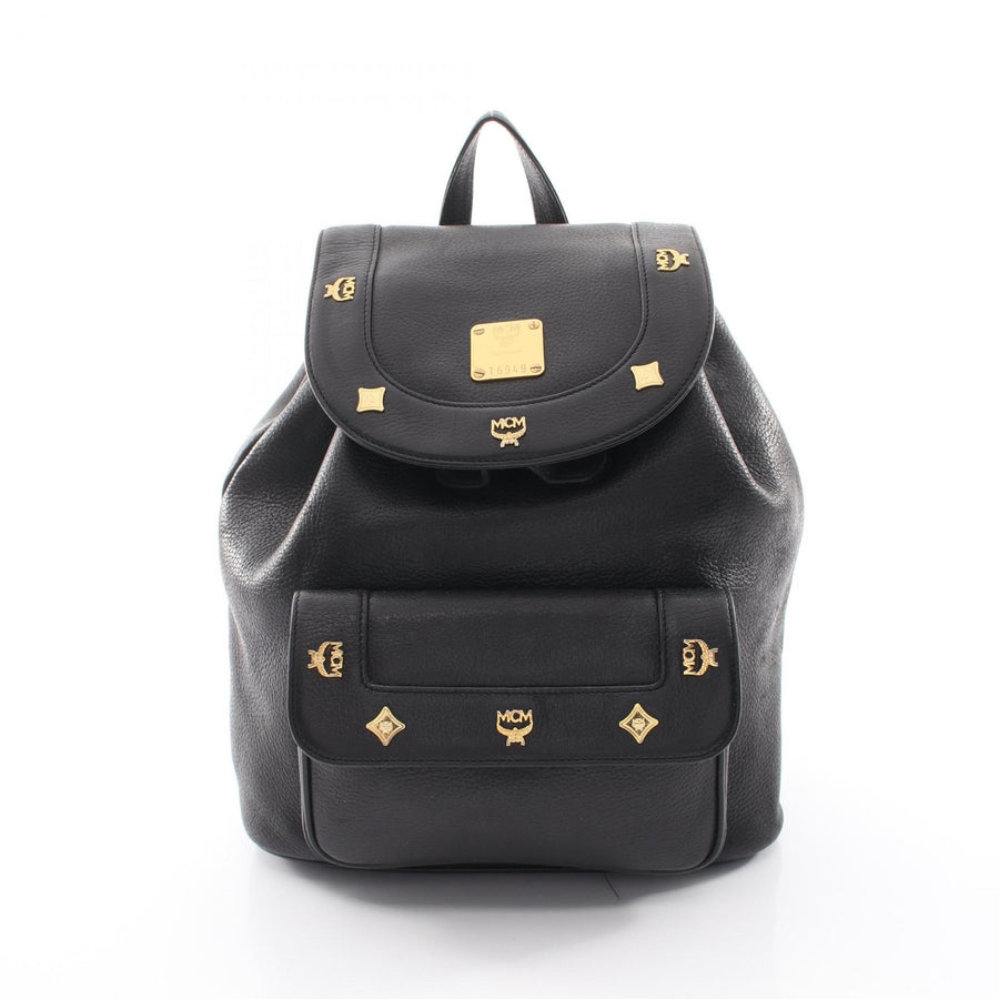 Mcm Studs Rucksack Backpack Leather