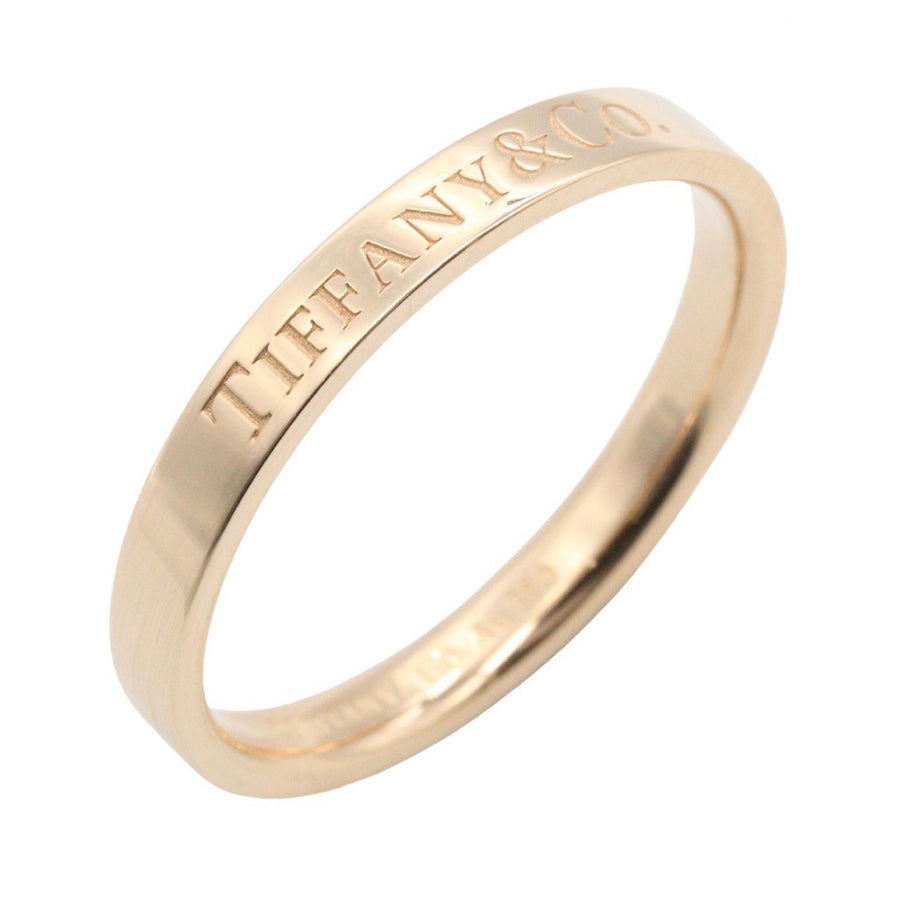 Tiffany&Co Flat Band Ring 18Kpg Pink