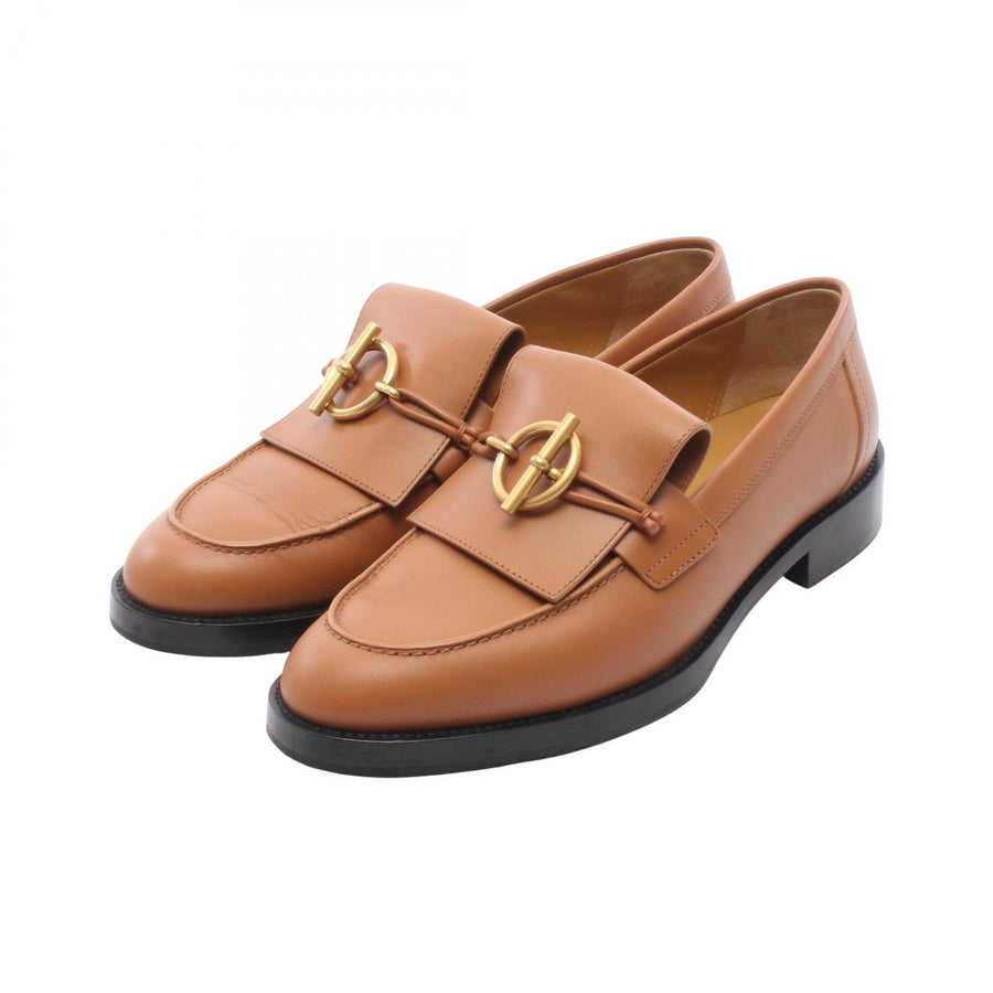 Hermes Moccasin Impact Loafers Shoes #38