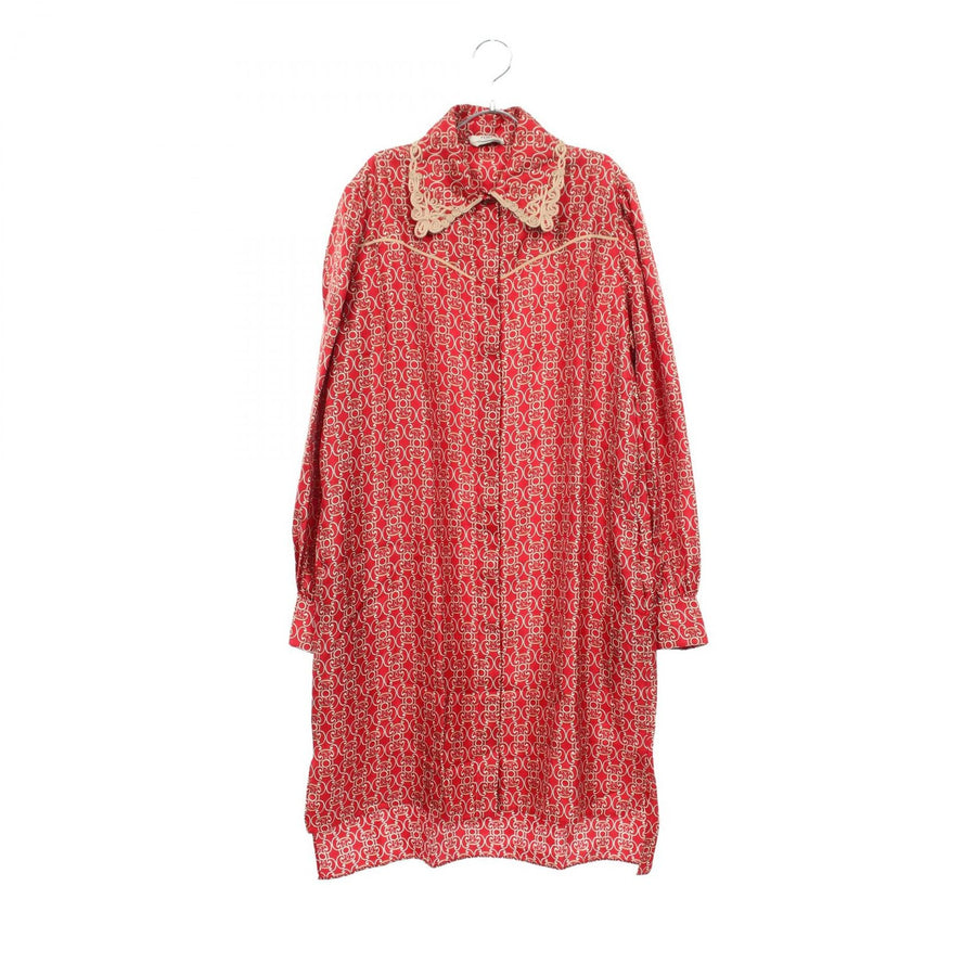 Fendi All-Over Print Long Sleeved Dress