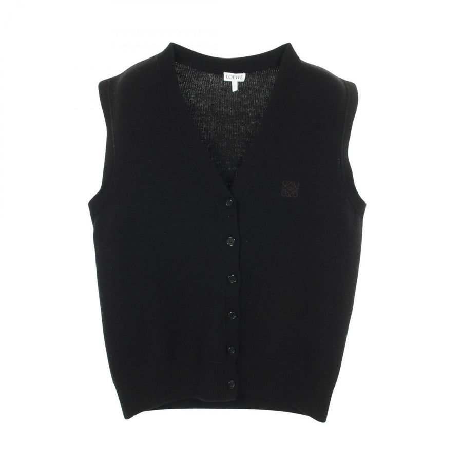 Loewe Anagram Vest Tops Wool Black