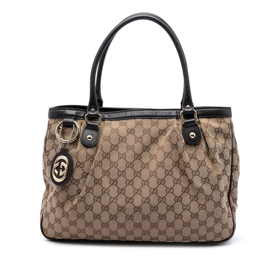 Gucci Gg Canvas Sukey Tote Pre-Loved