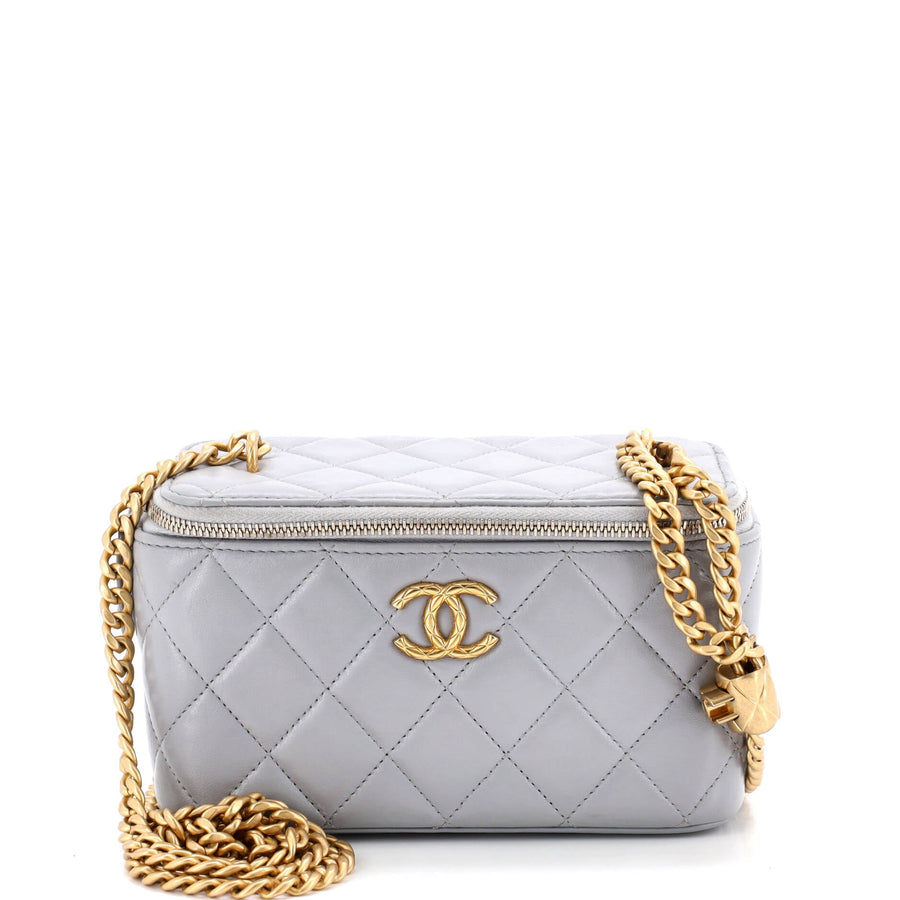 Chanel All Slide Long Vanity Case With