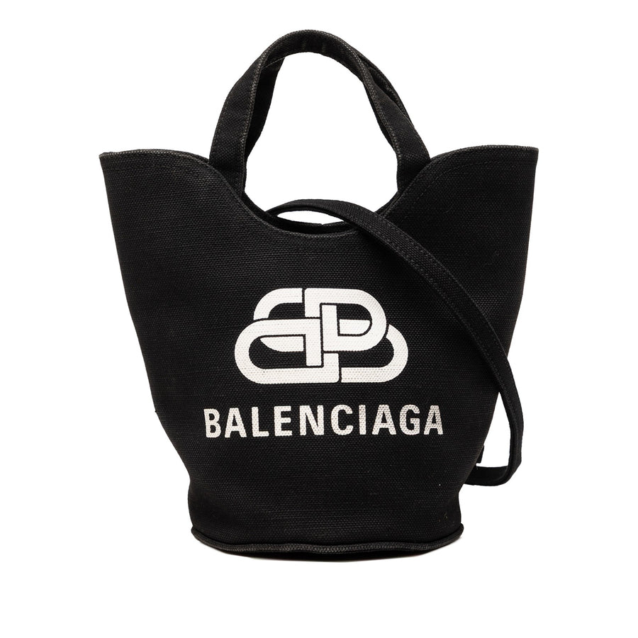 Balenciaga Canvas Wave Tote Xs Pre-Loved