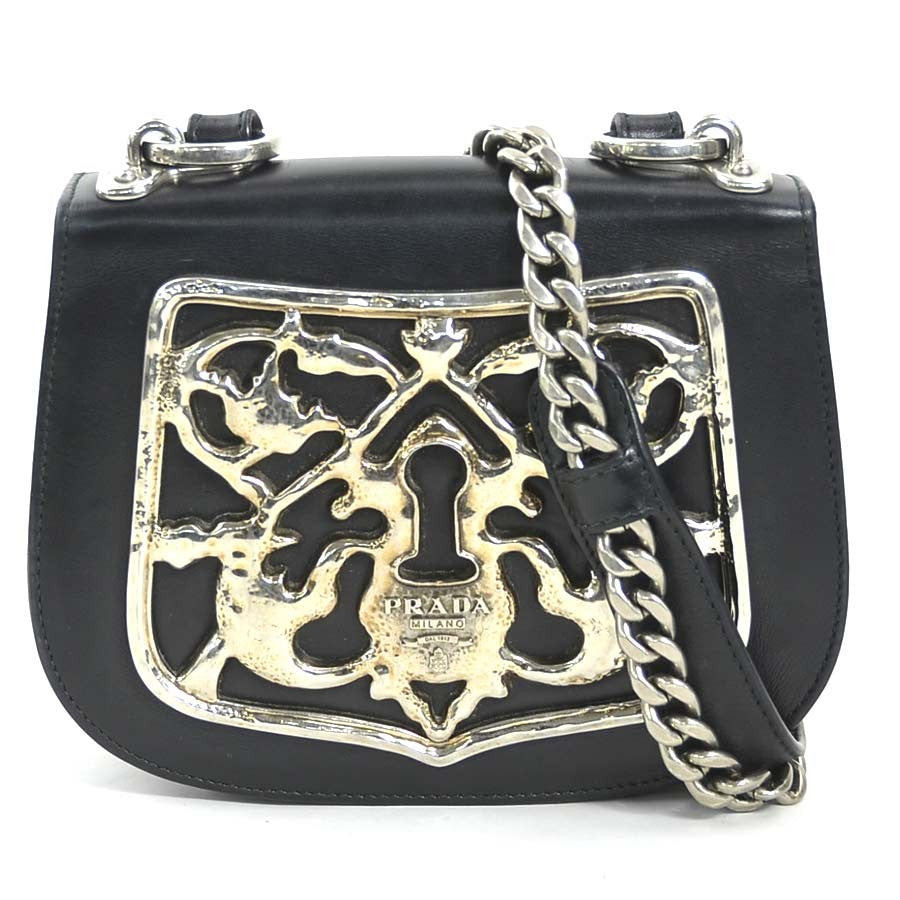 Prada Shoulder Bag Black/Silver