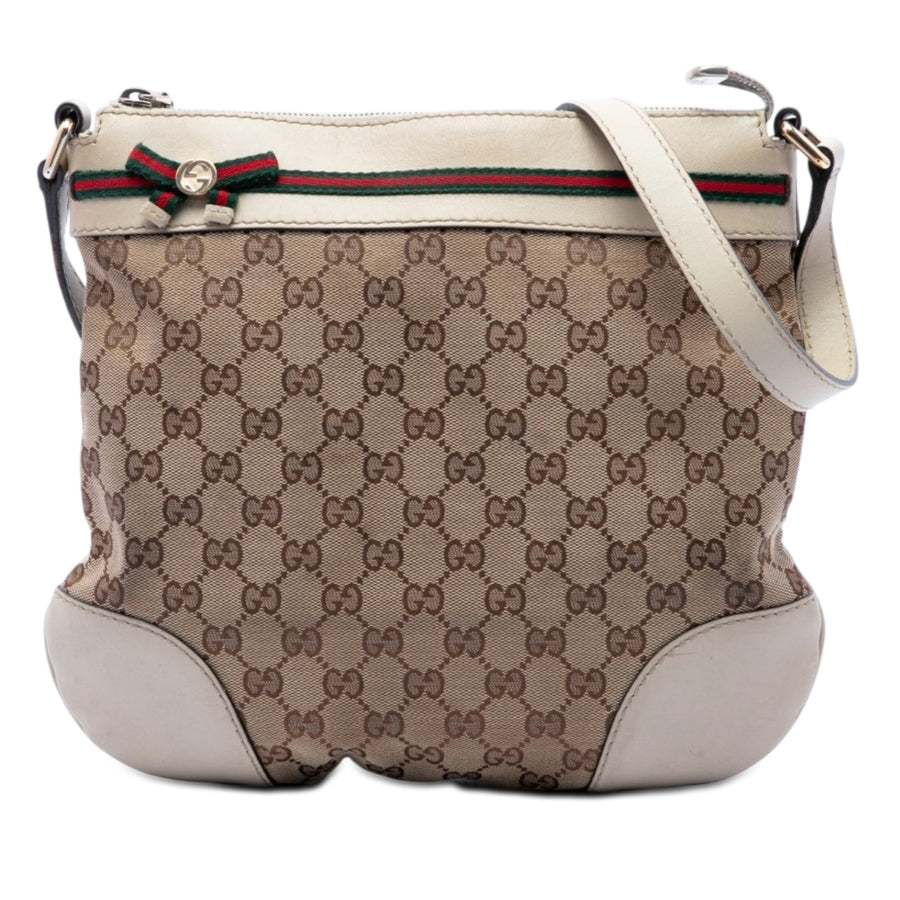 Gucci Gg Canvas Web Mayfair Crossbody
