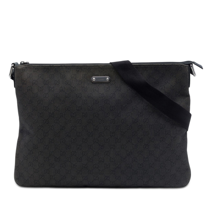 Gucci Gg Denim Crossbody Pre-Loved Bag