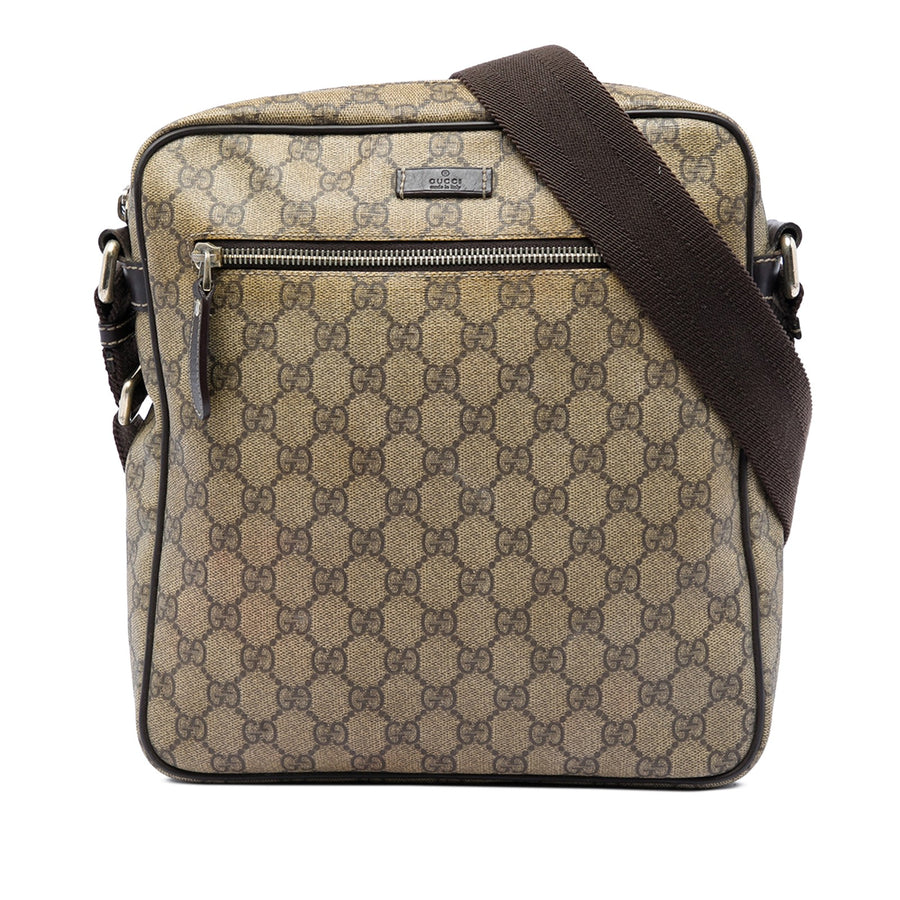 Gucci Gg Supreme Crossbody Pre-Loved Bag