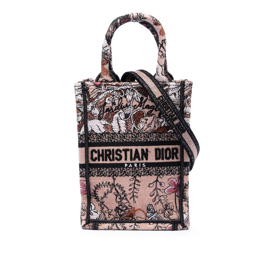 Dior Mini Embroidered Canvas Jardin