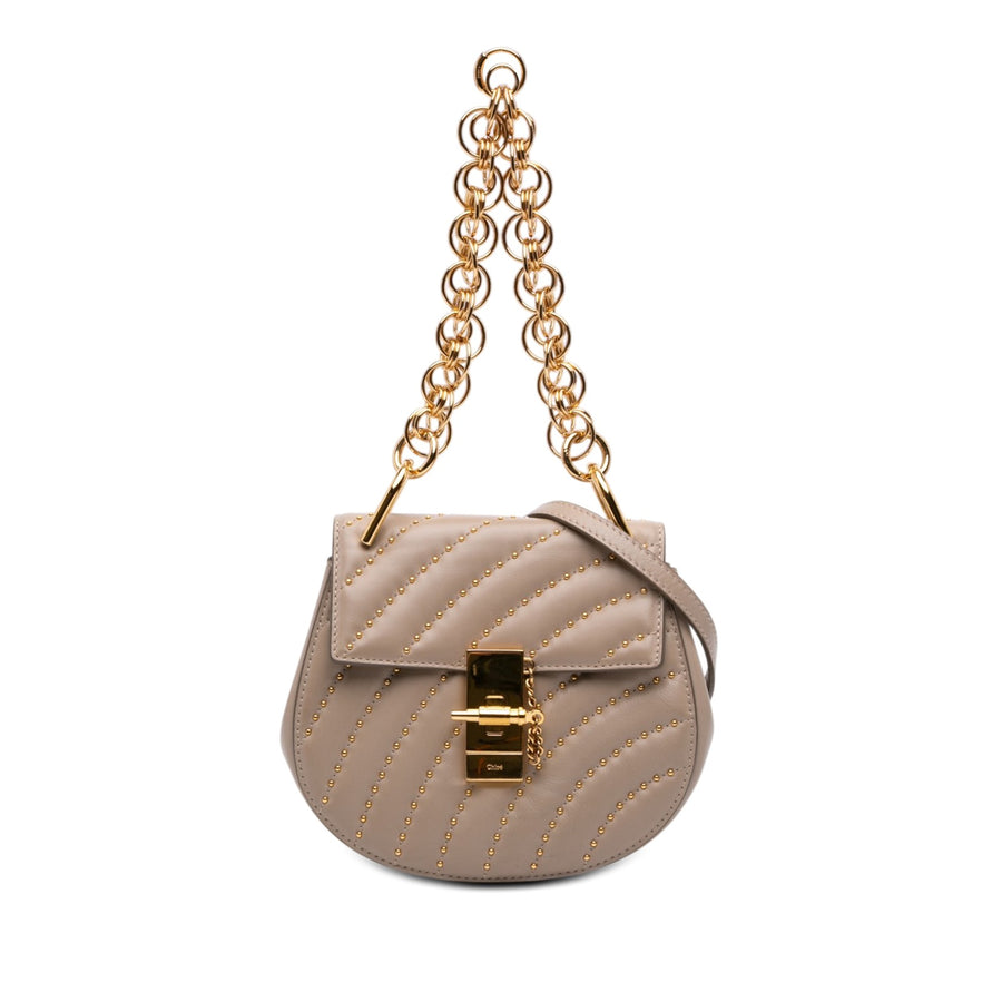 Chloé Mini Studded Leather Drew Bijou