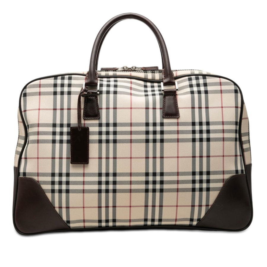 Burberry House Check Canvas Travel Bag