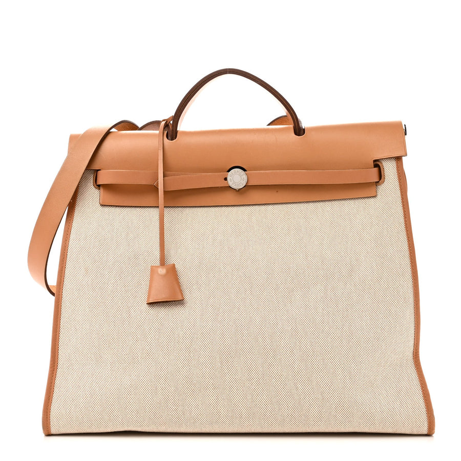 Hermes Toile Vache Hunter Herbag Zip 39
