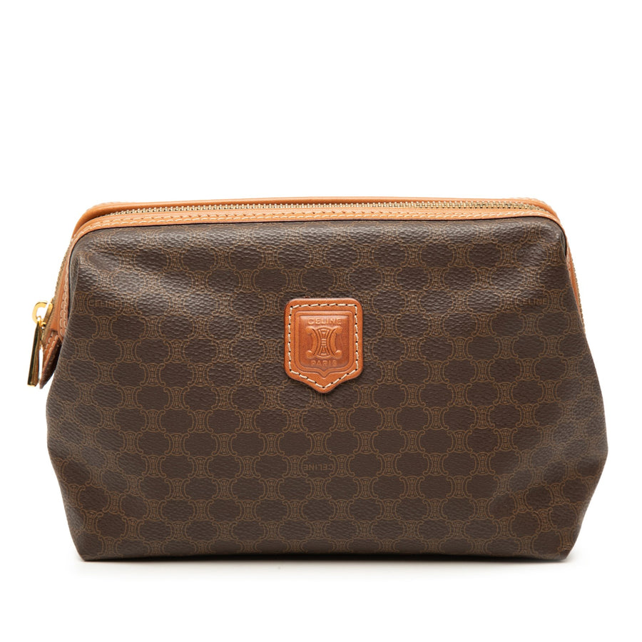 Celine Macadam Coated Canvas Pouch Pre-