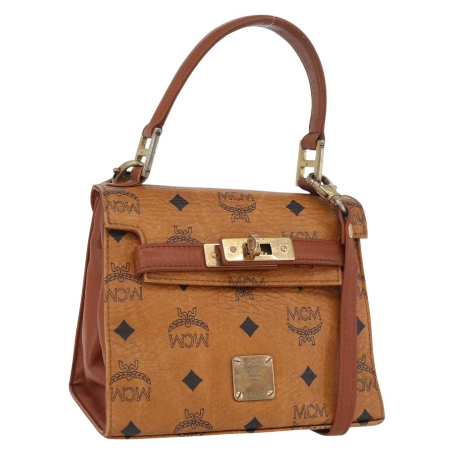Mcm Vicetos Logogram Hand Bag Pvc