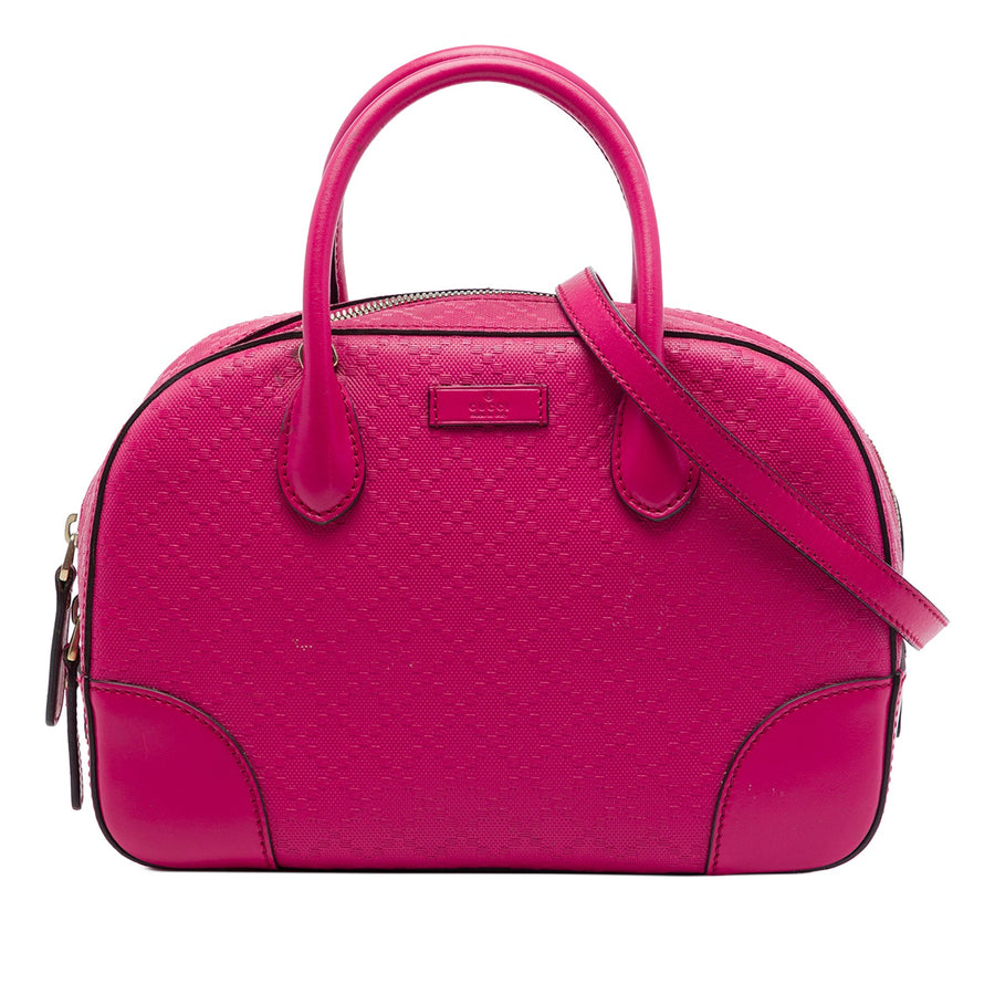 Gucci Diamante Bright Calfskin Satchel