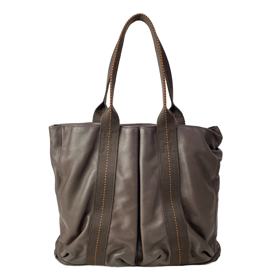 Hermes Caravan Vertical Mm Havane Veau