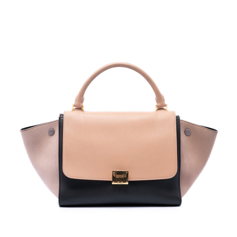 Celine Small Tricolor Leather Trapeze