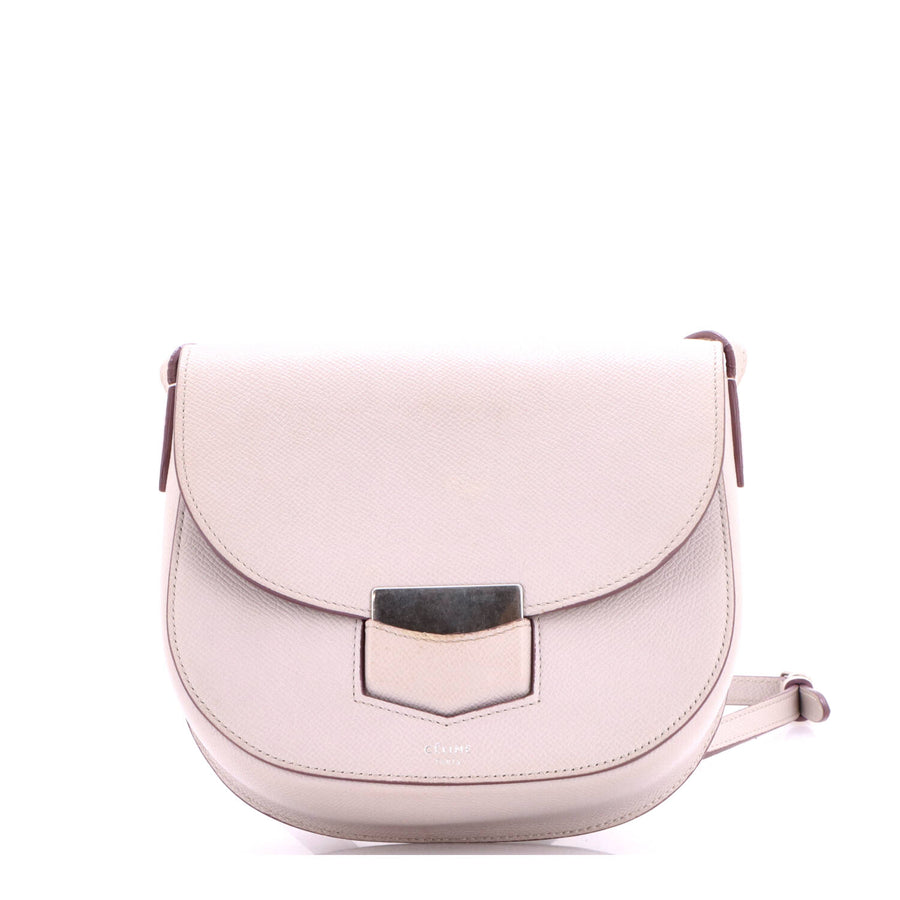 Celine Trotteur Crossbody Bag Grainy