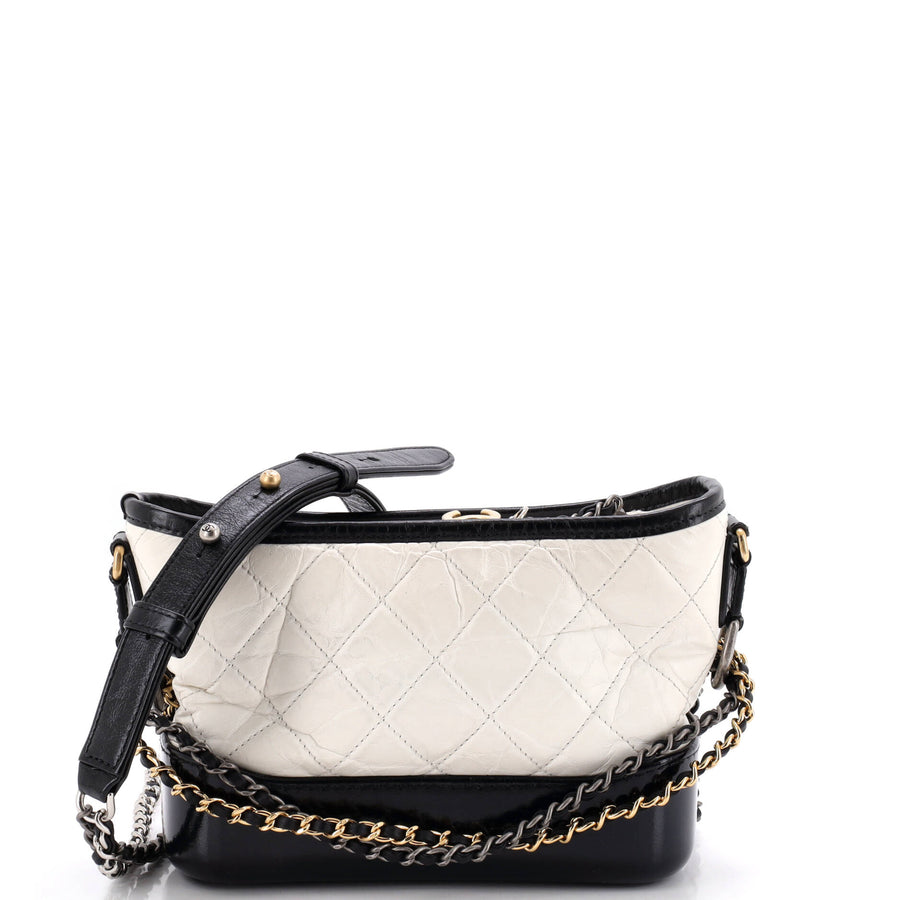 Chanel Gabrielle Hobo Quilted Aged