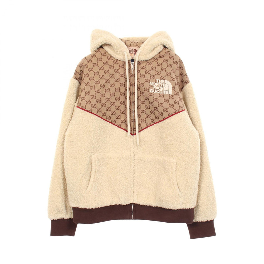 Gucci × North Face Gg Canvas Hooded