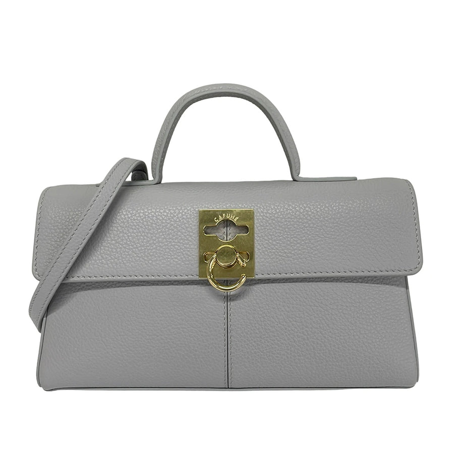 Cafune Stance Wallet Light Gray Leather