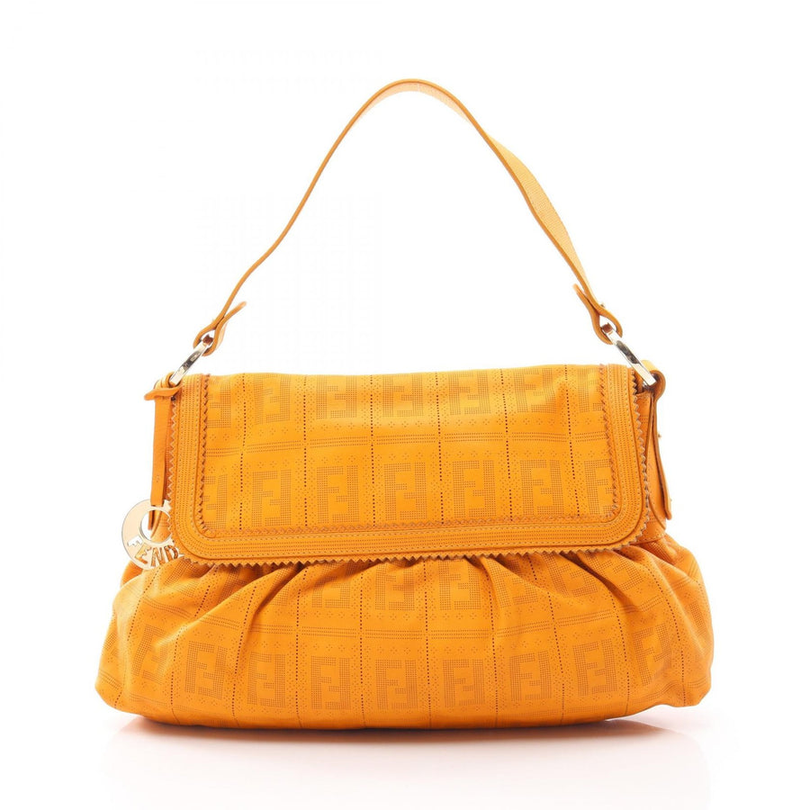 Fendi Zucca Punching Shoulder Bag